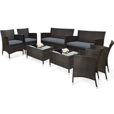 Rattan Patio Furniture Set (8-Piece Set) product